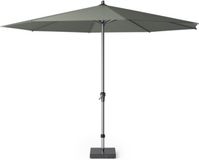 Platinum Sun & Shade - Parasol à mât central - Riva - Ø400cm - Olive - Système de rotation Easy-up - 96% de protection UV