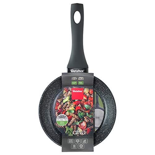 Metaltex Nativa pan - 18 cm - zwart