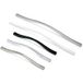 Poignée Zamac Wave - Noir mat - Entraxe 224/192mm - Hauteur 28,8mm - Longueur 236mm