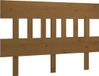 vidaXL Hoofdbord 123,5x3x81 cm massief grenenhout honingbruin
