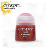 Citadel Base: Khorne Red (12ml) Acrylverf Rood