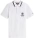 Tommy Hilfiger Heren Polo L Katoen/Elastaan Wit