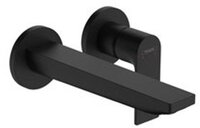 Hansgrohe Rebris E - Wastafelmengkraan - Wandmodel - 195mm - Zwart