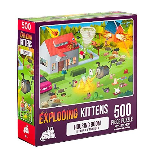 Exploding Kittens Exploding Kittens Puzzel – Housing Boom (500) - 0810083040042