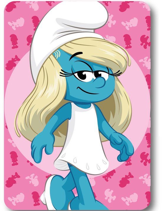 4KidsOnly Smurfs Smurfette fleece blanket 100x140cm