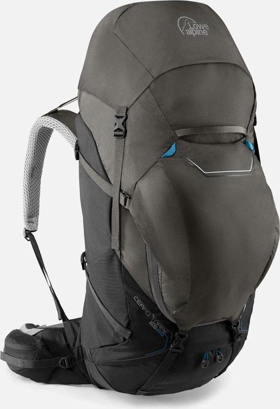 Lowe Alpine Cerro Torre 65:85l Backpack - Black Greyhound - Large