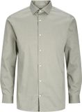 Jack & Jones Overhemd Jprblaparker Shirt L/s Noos 12227385 Smokey Olive/slim Fit Mannen Maat - M