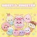 Sweet and sweeter: Bold and easy coloring pages for adults, teens, kids, toddlers, for relaxation: The cutest dessert coloring book