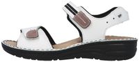 Berkemann Dames sandalen Leni Wit Leer 41.5 Platte sandalen