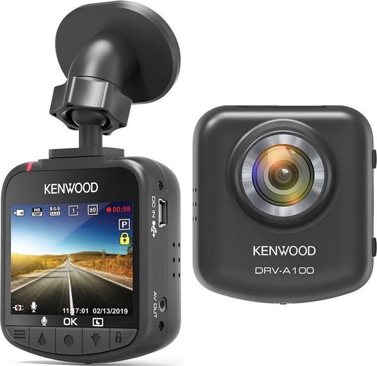 Kenwood HD Dashcam met inbegrepen G-sensor