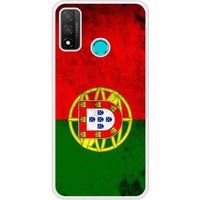 P Smart 2020 Drapeau Portugal Bedrukt siliconen hoesje