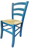 Venezia Chaise colorée en paille pour restaurant et maison