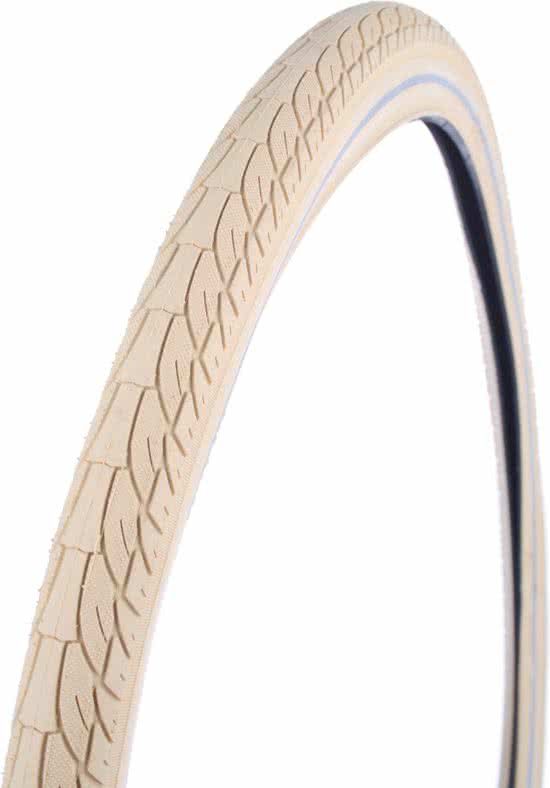 Dutch Perfect No Puncture - Buitenband Fiets - 47-559 / 26 x 1.90 inch - Crème