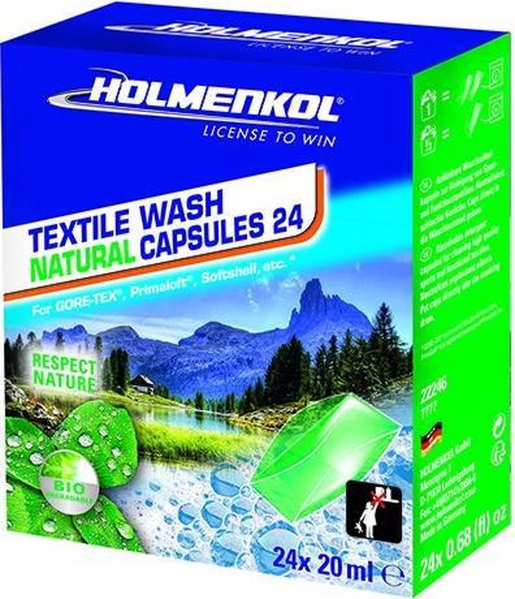 Holmenkol Textile Wash Natural 30 Capsules