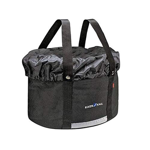 KLICKfix Fietstas Shopper Plus zwarte stuurtas, 29 x 38 x 25 cm