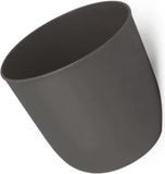 QUVIO Bloempot voor aan de wand - Diameter 15 cm - Antraciet