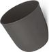 QUVIO Bloempot voor aan de wand - Diameter 15 cm - Antraciet