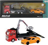 Toi Toys Toi-toys Sleepwagen Met Auto Metal Rood/oranje