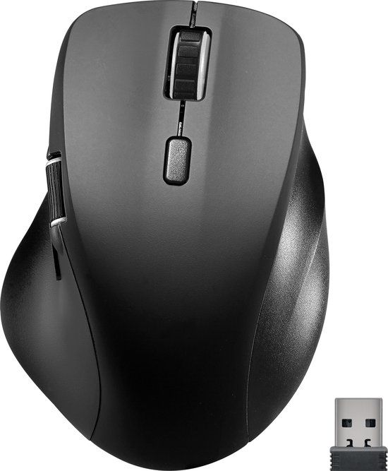 Speedlink LIBERA - Draadloze Muis - Extra Stil - Bluetooth/USB - Zwart