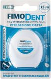 Fimodent Tandzijde 35 m – PTFE plat gedeelte, extra glijdend, ideaal voor nauwe tussenruimtes tussen de tanden