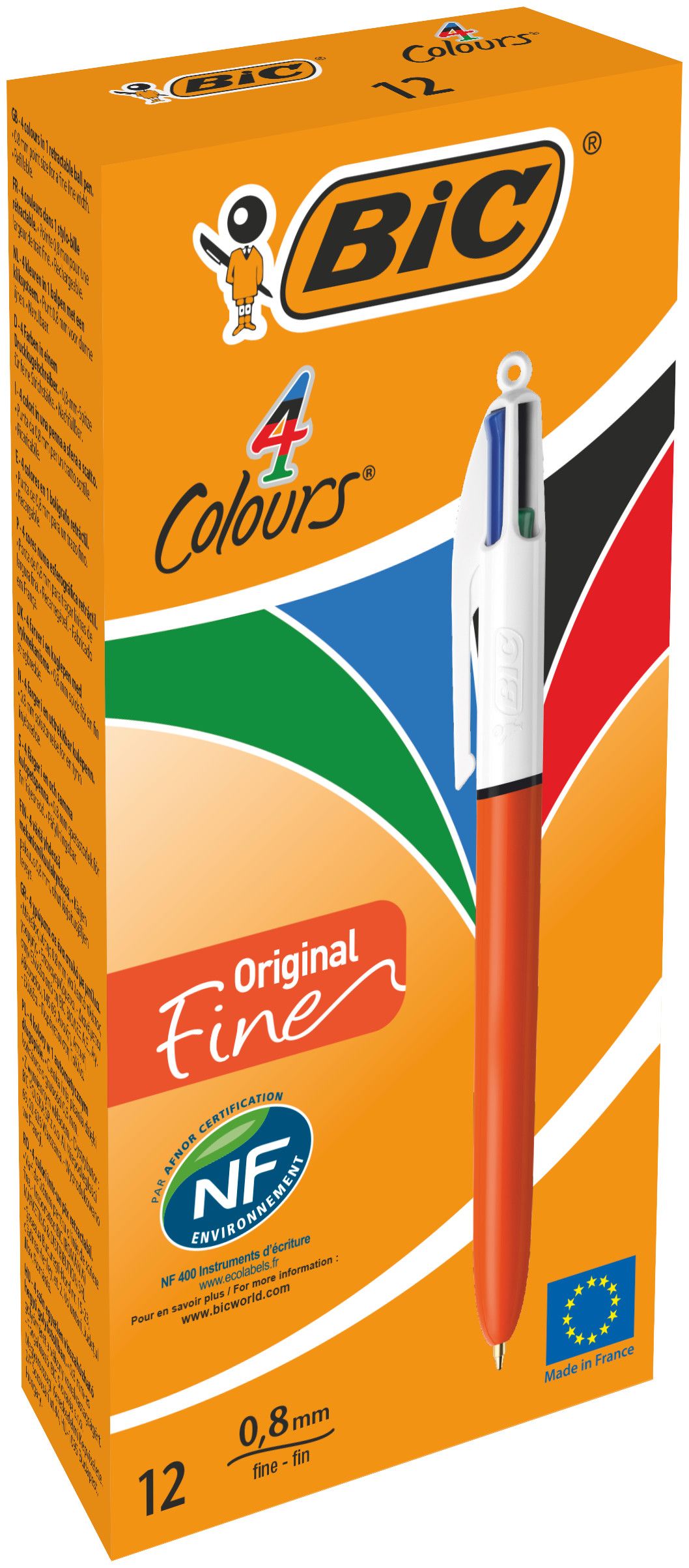 BiC Balpen 4 kleuren F