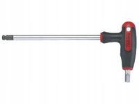 Teng 510503 Inbussleutel 3mm met T-greep, 30° kantelbereik, Zwart