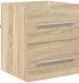 vidaXL Meuble sous lavabo Chêne Sonoma 38,5 x 41 x 48 cm Bois transformé