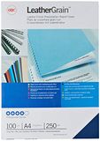 GBC Leathergrain CE040029 afdekkingen, 100 stuks, donkerblauw