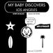 My Baby Discovers Los Angeles - Black and White Baby Book