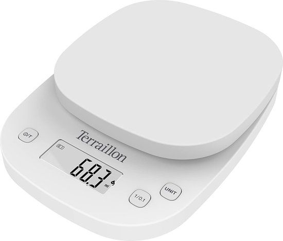 Terraillon Precision Wit Aanrecht Ovaal Elektronische keukenweegschaal