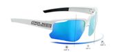 Salice 017 Lunettes de soleil unisexe blanc sport bleu