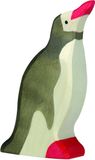 Holztiger Zeedieren: PINGUIN kop omhoog 5x2x11cm, bois