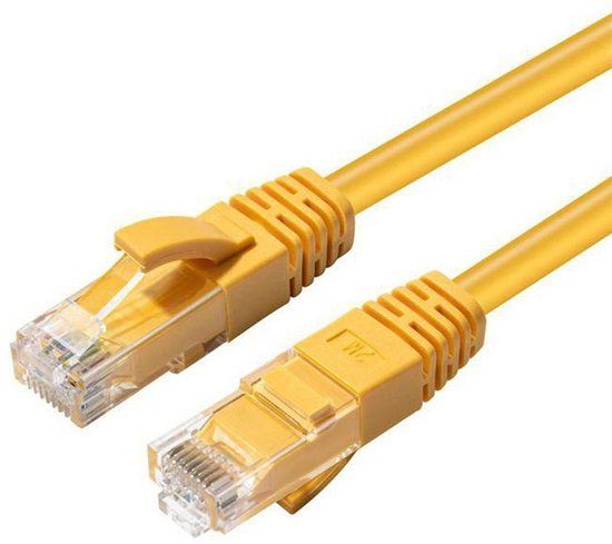 Microconnect UTP CAT5E 0.3M YELLOW PVC