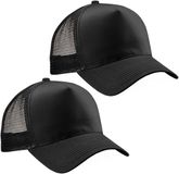 Beechfield Top Tex Group Sprl Truckers baseballcap - Zwart - Volwassenen - One Size - Katoen - Klittenband