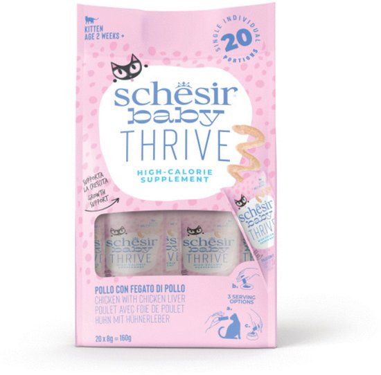 Schesir Baby Thrive Kitten Kip 20 x 8gr