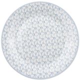 bord GEDA LABELS Infinite (INFKH) Scandinavia Flower Dinerbord - Blauw, Rond, 20cm