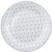 bord GEDA LABELS Infinite (INFKH) Scandinavia Flower Dinerbord - Blauw, Rond, 20cm