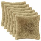 vidaXL - Kussensloop - 6 stuks - Lichtgroen - 30 x 30 cm