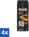 Axe 4 x Deodorant Bodyspray Wild Spice 150 ml