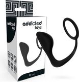 Adicted Toys ADDICTED TOYS | Addicted Toys Butt Plug With Cock Ring Black