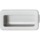 Häfele Poignée coquille H1826 rectangulaire 109x56 mm chromé mat