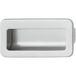 Häfele Poignée coquille H1826 rectangulaire 109x56 mm chromé mat