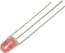 Tru Components YBR-40FRW00-A Bedrade LED Rood, Wit Rond 4 mm