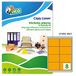 Tico LP4FA-9967 etiketten, afgeronde hoeken, 70 FF, 99.1 x 67.7, oranje