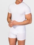zd ZERO DEFECTS ZERO DEFECTS Onderhemd 'Crew-neck Egiptian cotton' wit