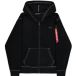 Alpha Industries sweat à capuche zippé en polaire Polar