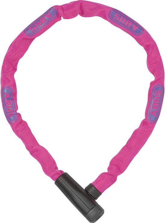 Abus Steel-O-Chain 5805K/75 Kettingslot - Roze - 75cm