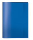 HERMA 7493 Oefenboekomslagen, DIN A4, transparante oefenboekomslagen van duurzaam en afwasbaar polypropyleenfolie, set van 25, blauw