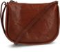Manfield Cognac Leren Schoudertas