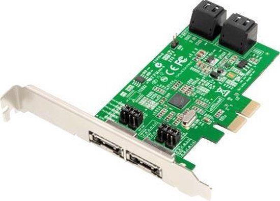 Dawicontrol DC-624e RAID R2 4-kanaals SATA 6G PCI-e RAID Controller